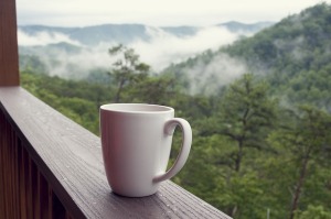 coffee on the porch
